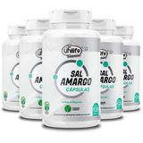 Kit 5 Sal Amargo Unilife 120 Cápsulas 850mg