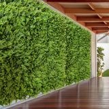 25 Painéis De Jardim Vertical Artificial 60x40cm Denso Samambaia E Eucalipto Para Decoração