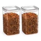 2 Unid Pote Hermético 2,5 Litros Tripla Vedação Arthi
