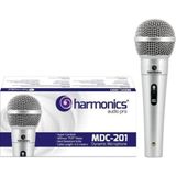 Microfone Harmonics Mdc201 Dinâmico Supercardióide Prata