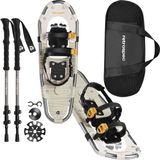 Pacote De Raquetes De Neve E Bastão De Trekking Retrospec Laurel 25 Us