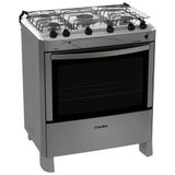 Fogão Esmaltec Jade Inox Super 5 Bocas Com Acendimento Automático