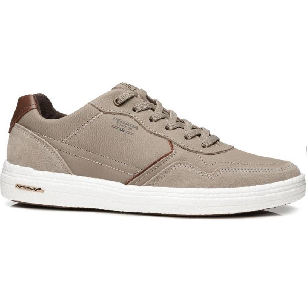 Sapatenis Pegada Ref 112003-08 Cinza Escuro/marrom 038