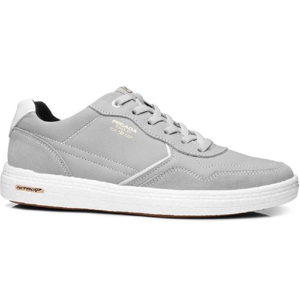 Sapatenis Pegada Ref 112003-09 Cinza Claro/branco 041