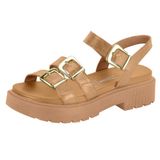 Sandalia Vizzano Casual Ref 6499.121.29711 Bege 039