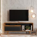 Rack Para Tv Até 60 Polegadas 1 Porta Com Pés Nt 1315 Notável Móveis