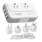 Conversor De Tensão Ceptics 200w 220v A 110v Com 3 Portas Usb