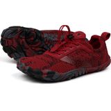 Tênis De Corrida De Trilha Joomra Barefoot Femininos Vermelhos Tamanho 43