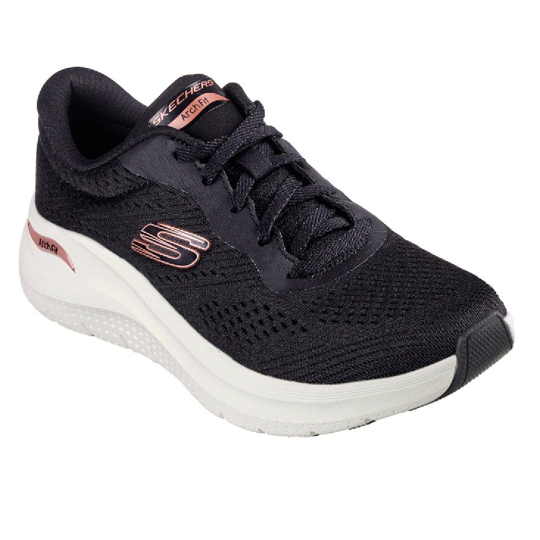 Tenis Skechers Arch Fit 2.0 - Big League Preto/rose Gold 040