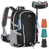 Mochila De Caminhada Igolumon 40l Impermeável Leve Preta