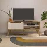 Rack Para Tv Até 60 Polegadas 1 Porta Com Pés Lotus Artely