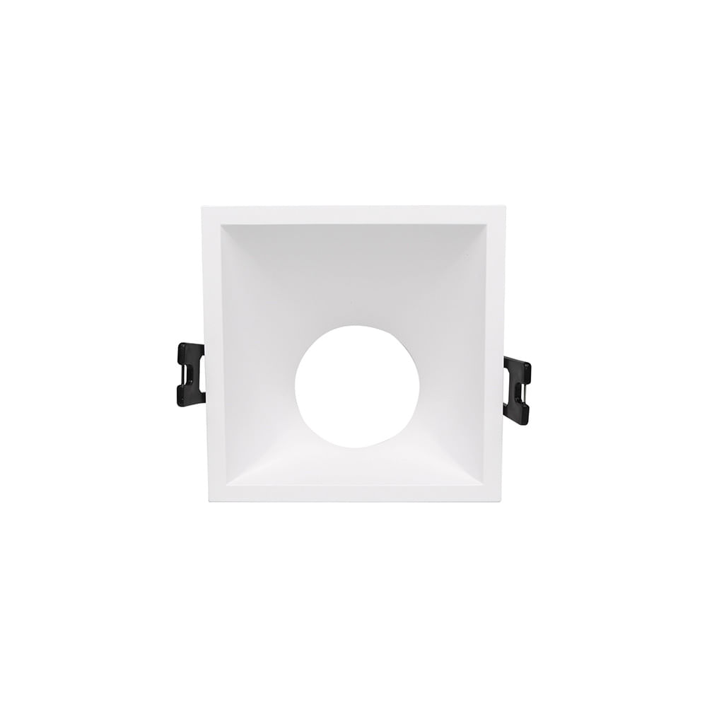 Spot De Embutir Angular Taschibra Piazza Mr16 Gu10 Quadrado Bivolt Branco 15090378