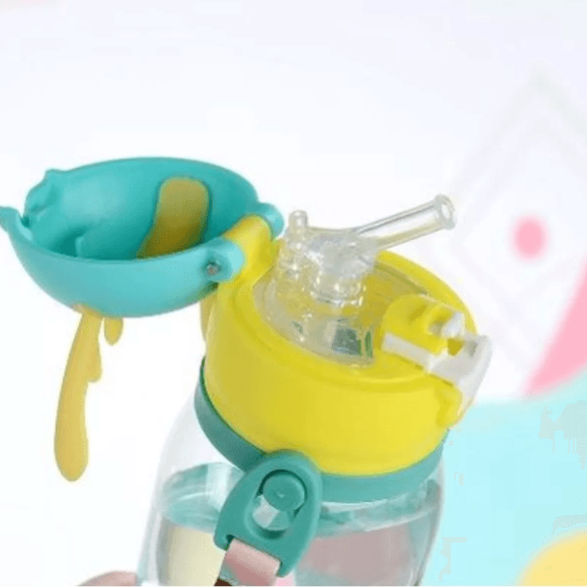 Garrafa Squeze Alce Infantil Bpa Free Enfeites Adesivo 600ml - imagem 4