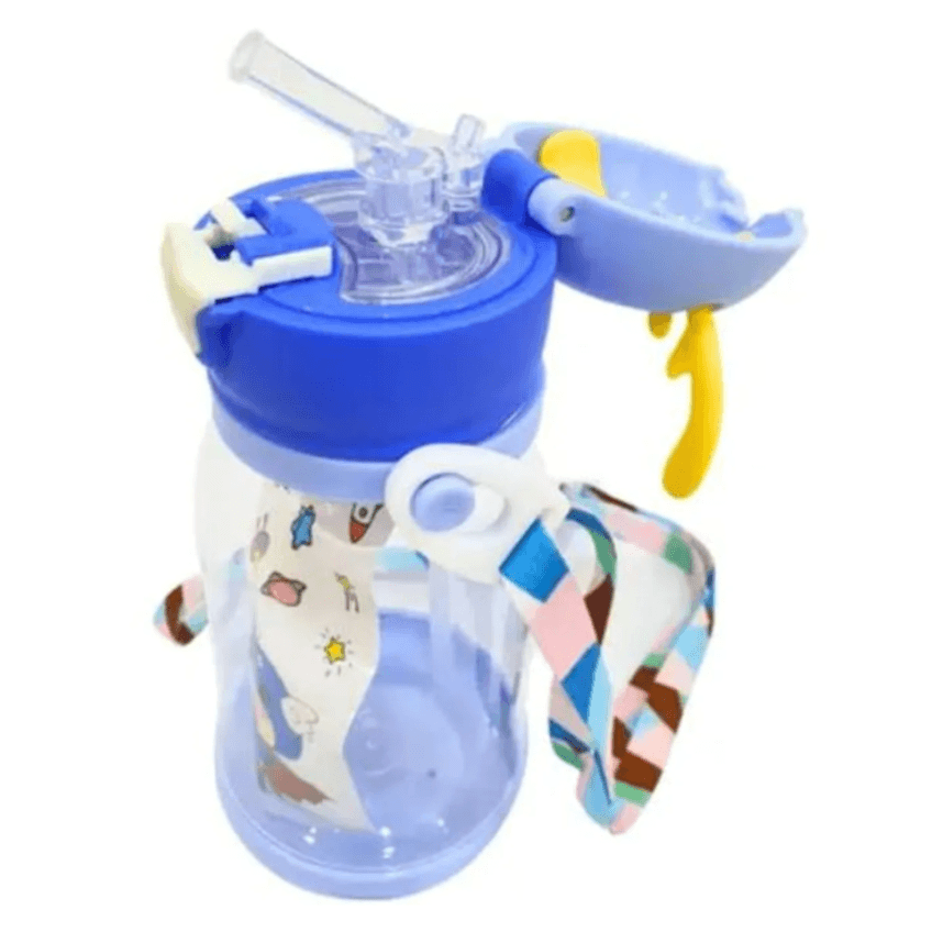 Garrafa Squeze Alce Infantil Bpa Free Enfeites Adesivo 600ml - imagem 4