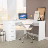 Mesa Para Computador 3 Gavetas Fênix Politorno