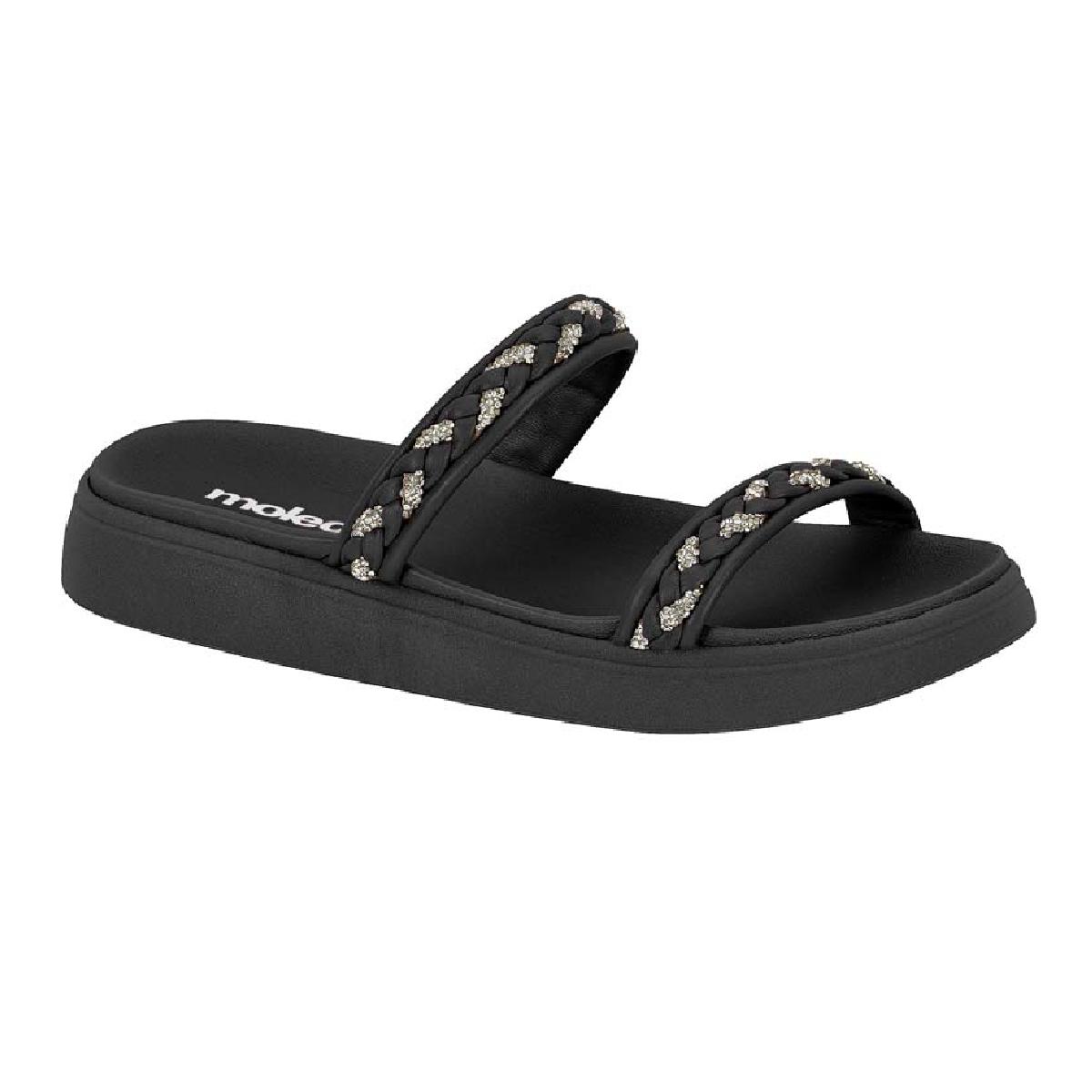 Papete Moleca Tira Pronta Napa Turim Preto/branco/cristal 036