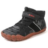 Tênis Kubua Kids High Top Pretos Para Meninos E Meninas De 3,5 Anos