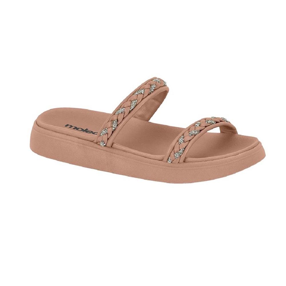 Papete Moleca Tira Pronta Napa Turim Nude/branco/cristal 039