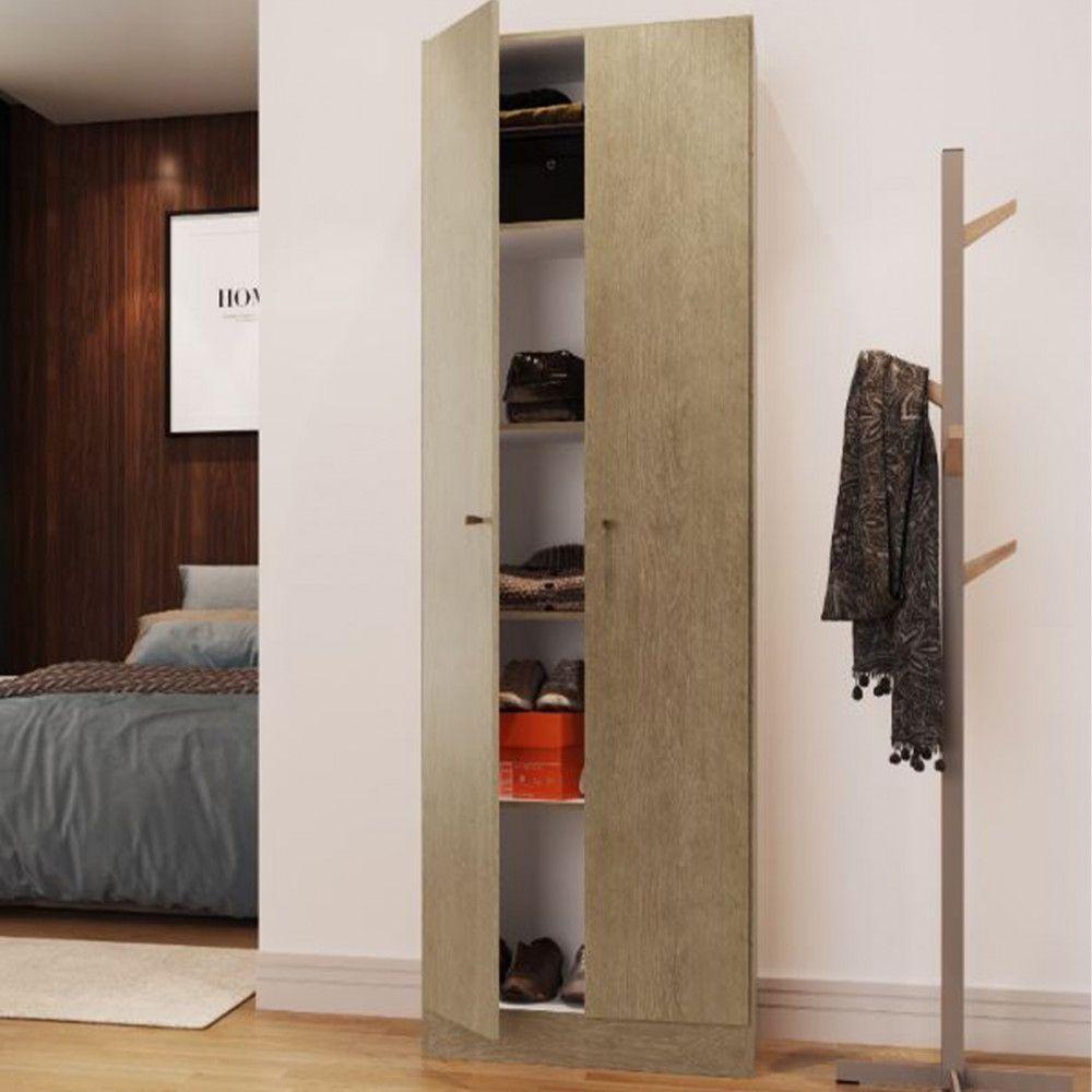 Armário Multiuso Xangai 2pts Genial Brunne - Carrefour