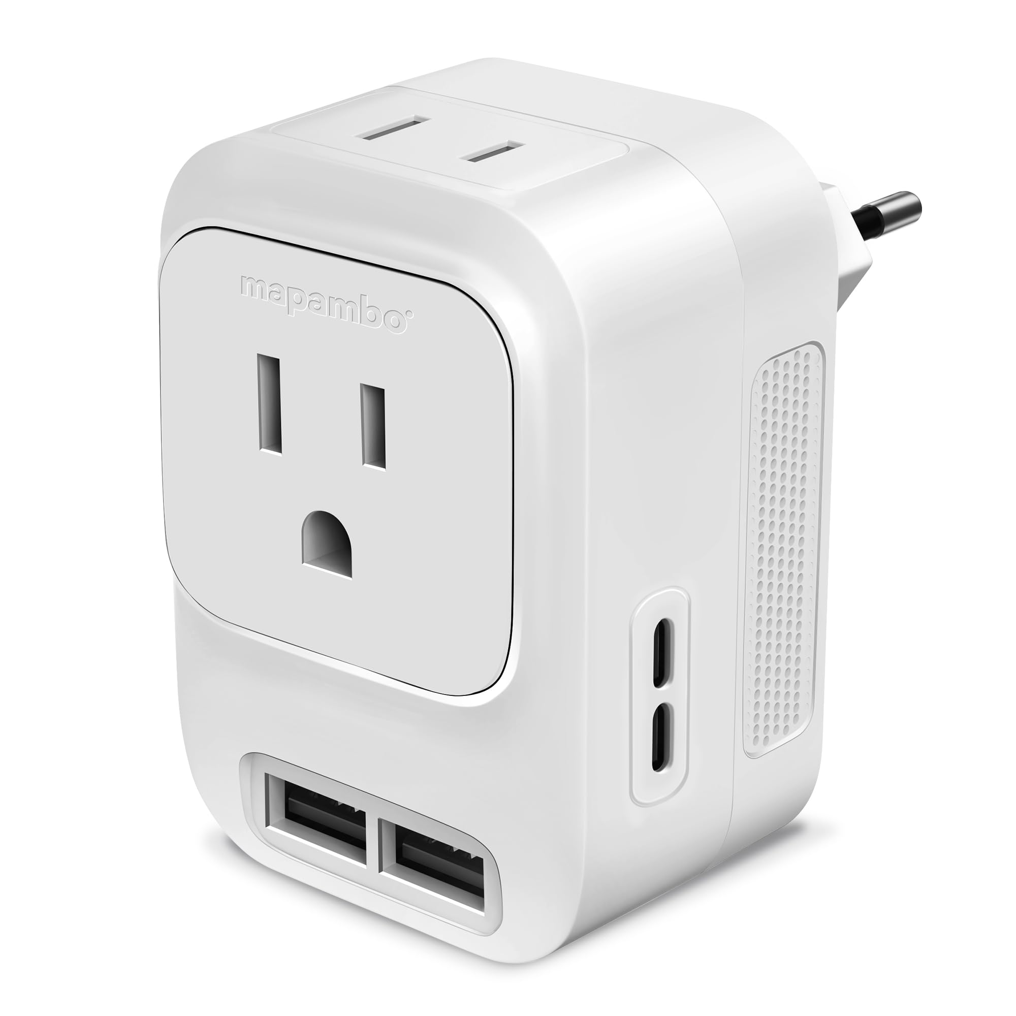 Conversor De Tensão Mapambo 220v A 110v Com 2 Portas Usb Europa