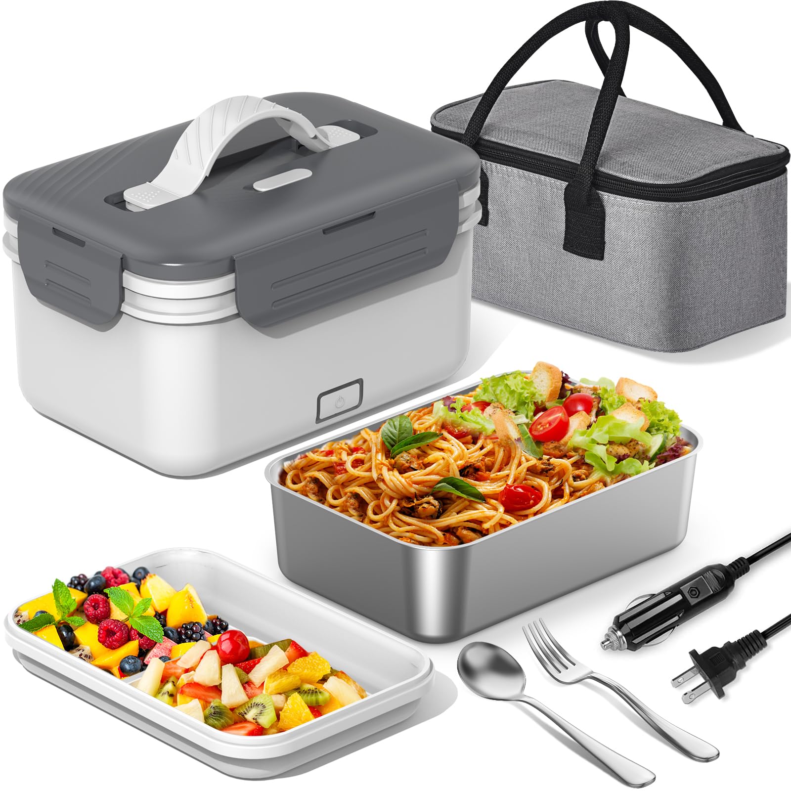 Aquecedor Elétrico De Alimentos Com Lancheira Wisakey 1.8l Para Adultos