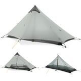 Tenda Lanshan Ultralight De 3 Estações À Prova D&#39;água Para 1 Pessoa Cinza