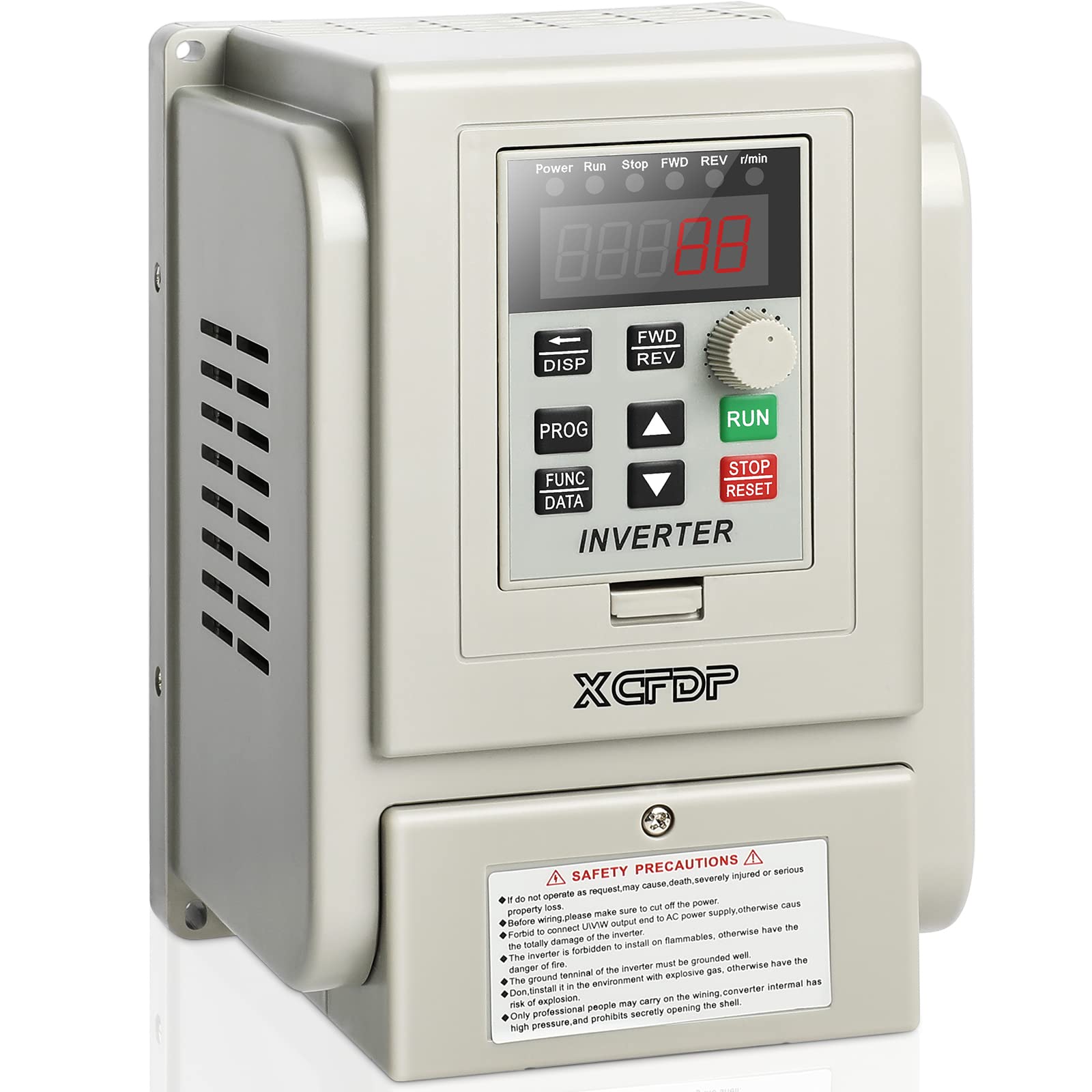 Conversor De Frequência Xcfdp Ac 220v/1.5kw 2hp Inversor Vfd