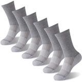 Meias Footplus Copper Crew Running Hiking Golf 6 Pares