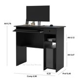 Mesa Computador Gaveta Vieena Plus Cores Comprar Moveis Sua