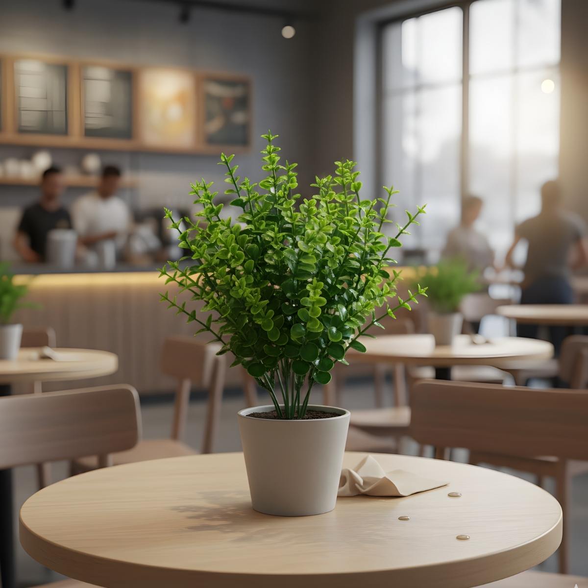 10 Buquês De Eucalipto Artificial 5 Hastes Cada Para Decoração Interna De Quadros Em Jardins Verticais