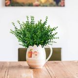 7 Conjuntos De Eucalipto Artificial Com 5 Ramos Cada Para Composições Duradouras No Estilo Diy