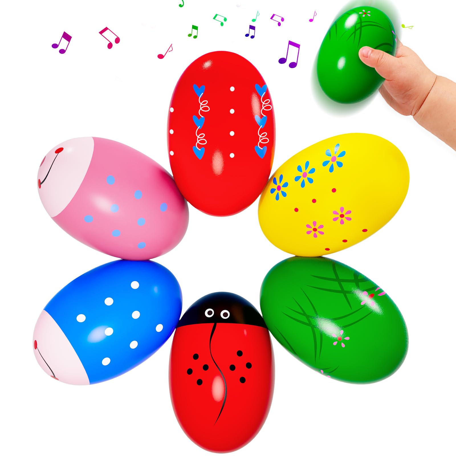 Shaker Musical De Percussão Jhwsxtek Easter Basket Stuffers