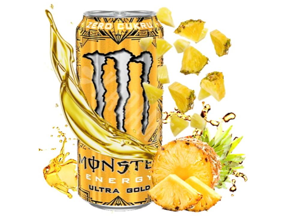 ZOLLMEN モンベモン　クリアゴールド Bebida Monster Energy Ultra Gold Pineapple Zero - Importado