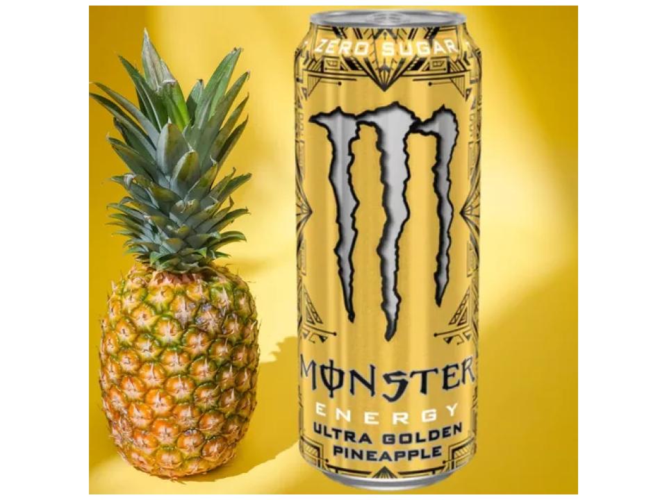Bebida Monster Energy Ultra Gold Pineapple Zero - Importado
