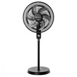 Ventilador Coluna 50 Cm Turbo Confort Preto Cadence Preto 110v