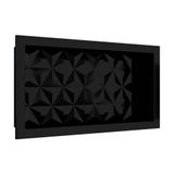 Nicho Texturizado Marmore Sintético Cozimax - 60x30cm - Preto