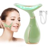 Massageador Facial Ms.w Para Mulheres Com Aquecimento E 3 Modos De Massagem