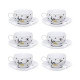 Conjunto De Xicaras Cha Honey 160ml 6pc
