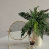 4 Buquês De Samambaia Artificial Toque Natural Para Interiores Com Aparência Realista Sofisticada