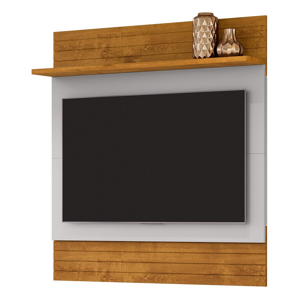 Painel Suspenso Angra Sala Tv Até 50 Polegadas Naturale/off White