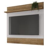 Painel Suspenso Guaruja Sala Tv Até 55 Polegadas Cinamomo/off White
