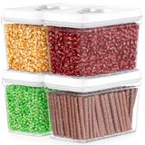 Recipientes De Armazenamento De Alimentos Dwëllza Kitchen, Conjunto De 4 Peças, Capacidade De 2l