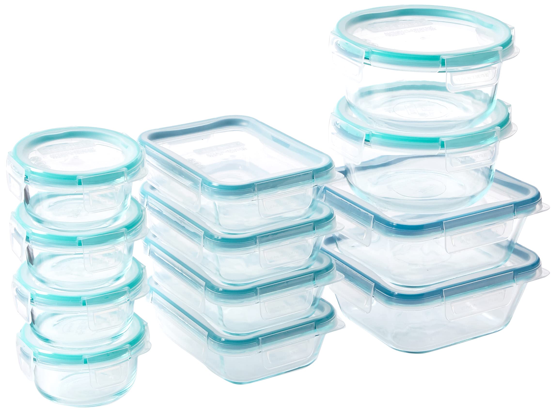 Conjunto De Recipientes Para Armazenamento De Alimentos Snapware Total Solution 24-pc