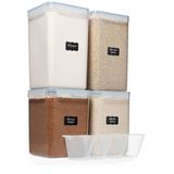Recipiente De Armazenamento De Alimentos White Feather Supplies Farinha