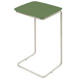Mesa De Apoio Slim Verde Em Metal Cromado