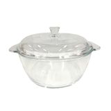 Tigela/terrina De Vidro Com Tampa 2l N244451-3 - Quanhe