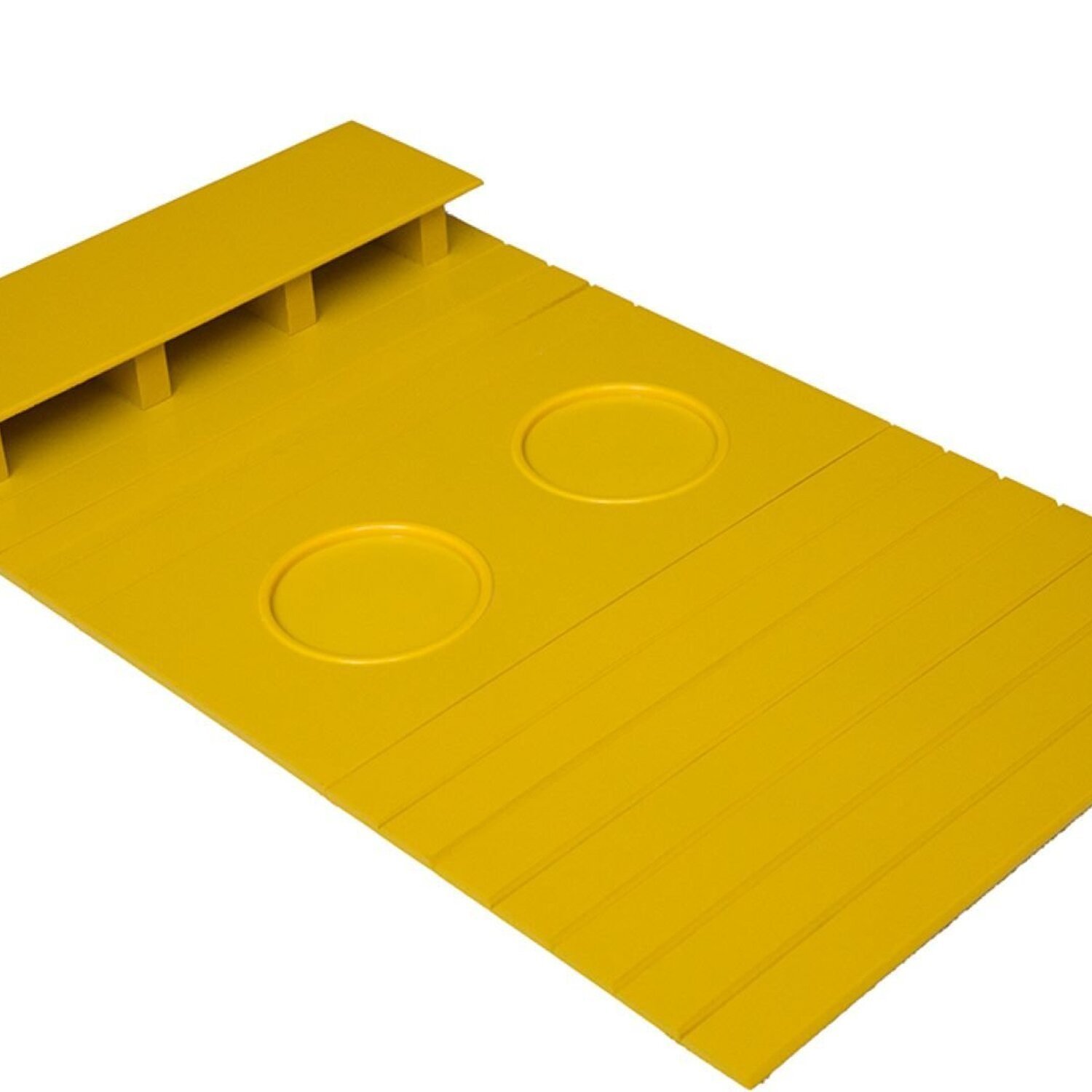 Esteirinha Bandeja Porta Controle Braço Sofá Amarelo