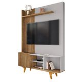 Home Estante Rack Corumbau Para Tv Até 55 Polegadas Cinamomo/off White