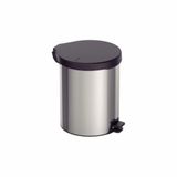 Lixeira Inox Polido Com Pedal 12 Litros Linha New Tramontina