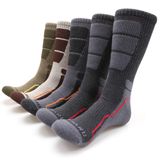 Meias De Caminhada Mirmaru, 5 Pares Para Homens, Almofada Absorvente De Umidade